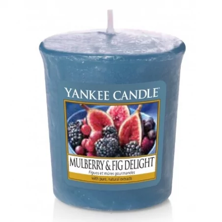 Aromatická votivní svíčka Mulberry & Fig Delight Yankee Candle - 49 g