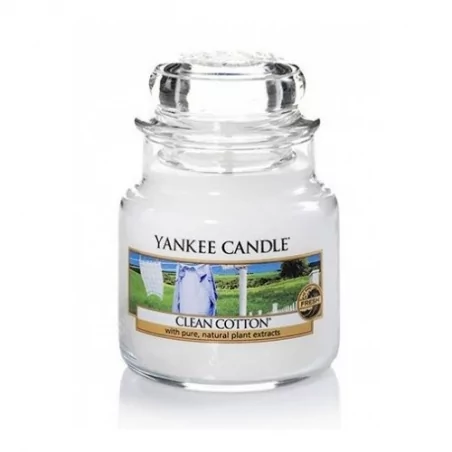 Vonná svíčka Classic malý Clean Cotton Yankee Candle - 104 g