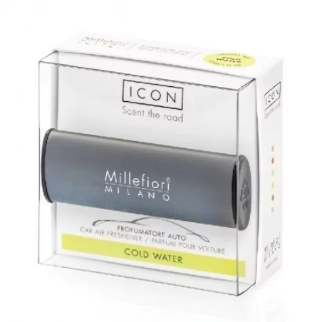Vůně do auta Icon Classic Chladná voda Millefiori Milano - 47 g