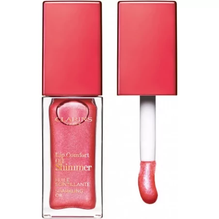 Třpytivý olej na rty Lip Comfort Oil Shimmer Clarins / Odstín: 01 Sequin Flares - 7 ml