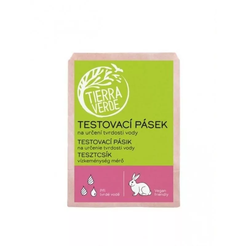 Testovací pásek na určení tvrdosti vody Tierra Verde - 1 ks Testovací pásek na určení tvrdosti vody Tierra Verde - 1 ks