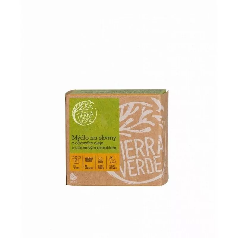 Mydlo z olivového oleja na škvrny Tierra Verde - 200 g Mydlo z olivového oleja na škvrny Tierra Verde - 200 g