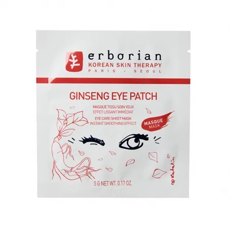 Maska na oční okolí Ginseng Eye Patch (Eye Care Sheet Mask) Erborian - 5 g