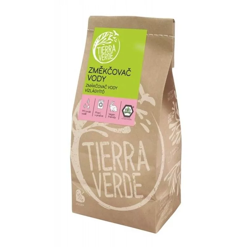 Změkčovač vody pro účinné praní v tvrdé vodě Tierra Verde - 850 g Změkčovač vody pro účinné praní v tvrdé vodě Tierra Verde - 850 g