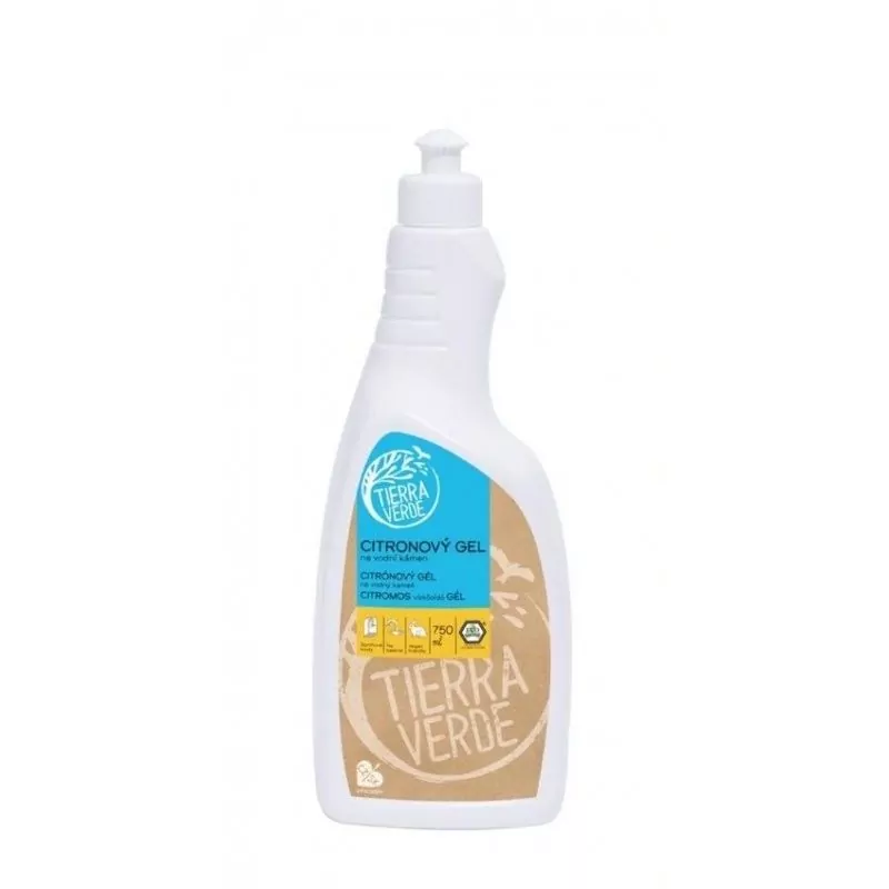 Citronový gel na vodní kámen odstraňující usazeniny Tierra Verde - 750 ml Citronový gel na vodní kámen odstraňující usazeniny Tierra Verde - 750 ml