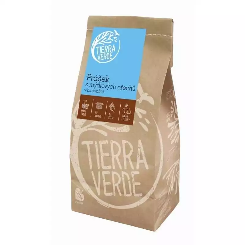 Prášek z mýdlových ořechů BIO Tierra Verde - 500 g Prášek z mýdlových ořechů BIO Tierra Verde - 500 g