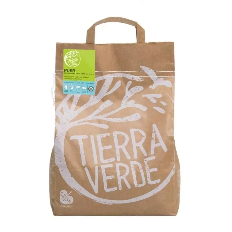 Puer bělicí prášek na praní Tierra Verde - 5 kg Puer bělicí prášek na praní Tierra Verde - 5 kg