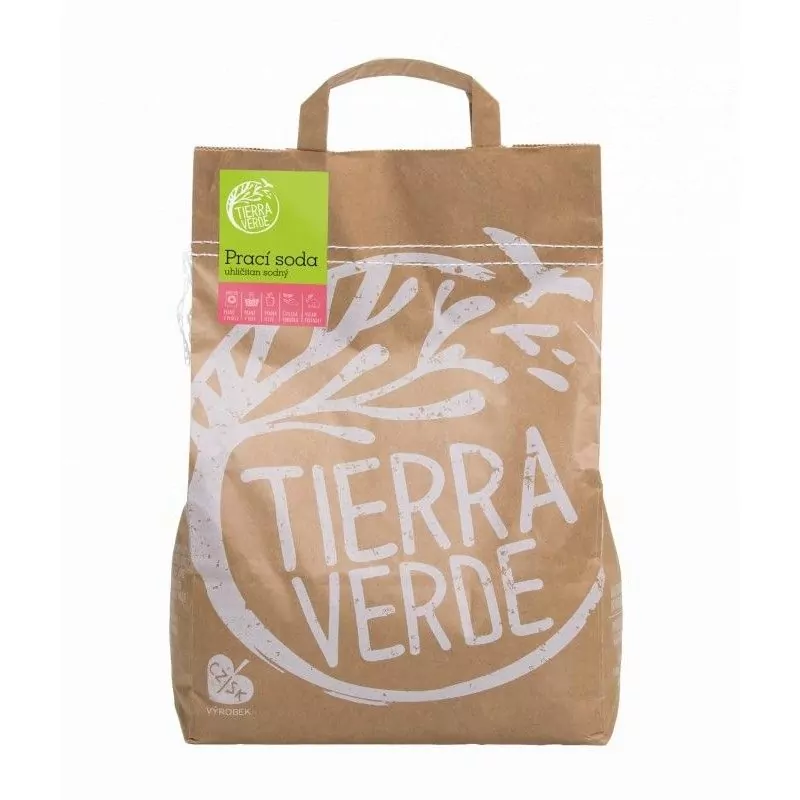 Prací soda pro výrobu domácího prášku Tierra Verde - 5 kg Prací soda pro výrobu domácího prášku Tierra Verde - 5 kg