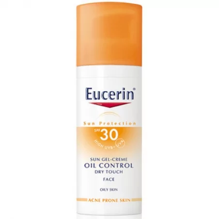 Ochranný krémový gel na opalování na obličej Oil Control SPF 30 Eucerin - 50 ml