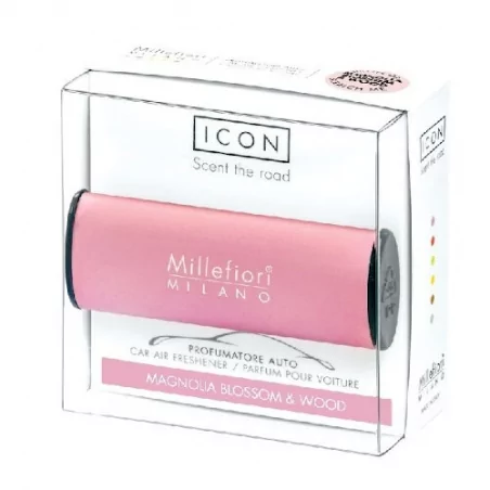 Vůně do auta Icon Classic Květy magnólie a dřevo Millefiori Milano - 47 g