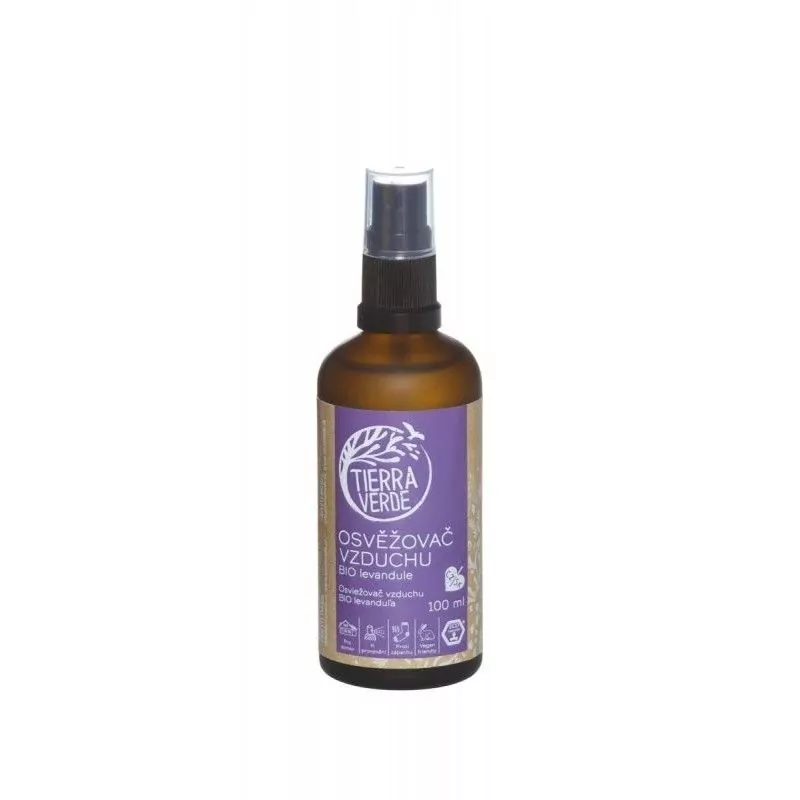 Osviežovač vzduchu s vôňou levandule BIO Tierra Verde - 100 ml Osviežovač vzduchu s vôňou levandule BIO Tierra Verde - 100 ml