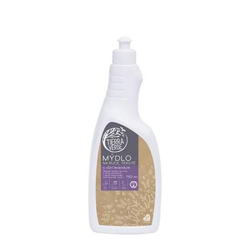 Tekuté mydlo na ruky s vôňou levandule Tierra Verde - 750 ml Tekuté mydlo na ruky s vôňou levandule Tierra Verde - 750 ml