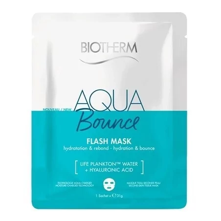Hydratační pleťová maska s kyselinou hyaluronovou Aqua Bounce (Super Mask) Biotherm - 35 ml