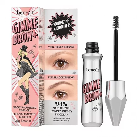 Objemový gel na obočí Gimme Brow+ (Brow Volumizing Fiber Gel) Benefit / Odstín: 05 Deep Cool Black Brown - 3 g