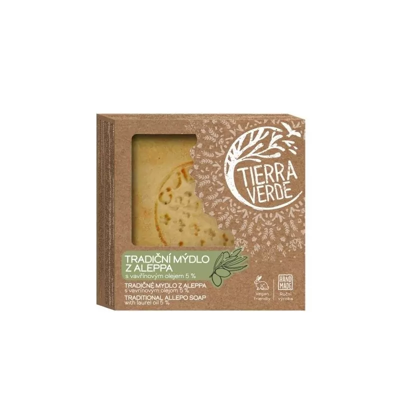 Aleppské mýdlo pro problematickou pokožku Tierra Verde - 190 g Aleppské mýdlo pro problematickou pokožku Tierra Verde - 190 g