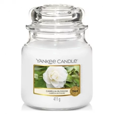 Aromatická svíčka Classic střední Camellia Blossom Yankee Candle - 411 g
