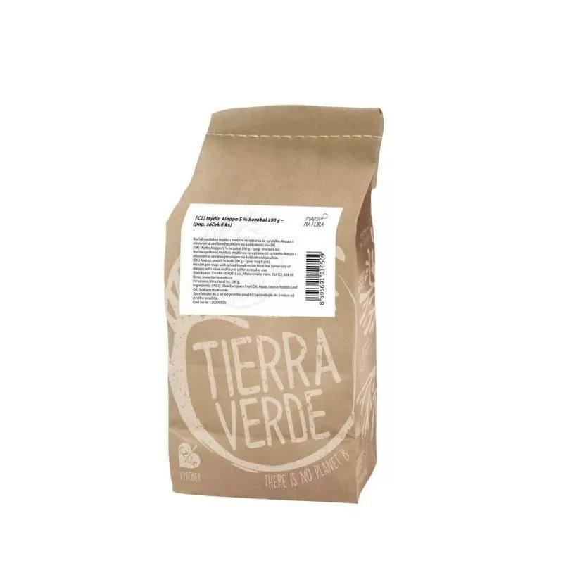 Aleppské mýdlo pro problematickou pokožku Tierra Verde - 1140 g Aleppské mýdlo pro problematickou pokožku Tierra Verde - 1140 g