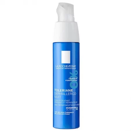 Noční hydratační krém pro citlivou pokožku Toleriane Dermallergo (Night Cream) La Roche Posay - 40 ml