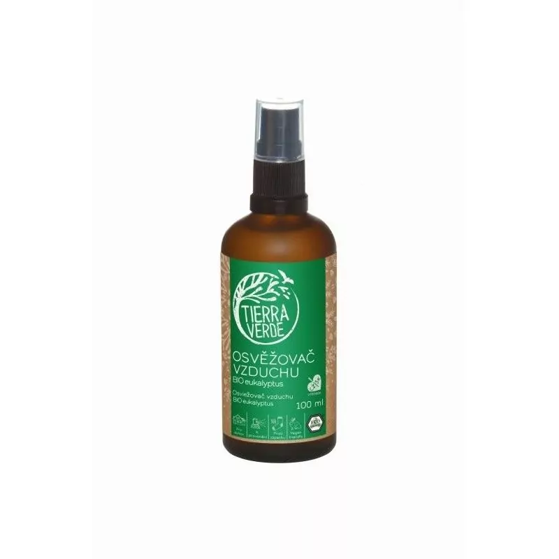 Osvěžovač vzduchu s vůní eukalyptu BIO Tierra Verde - 100 ml Osvěžovač vzduchu s vůní eukalyptu BIO Tierra Verde - 100 ml