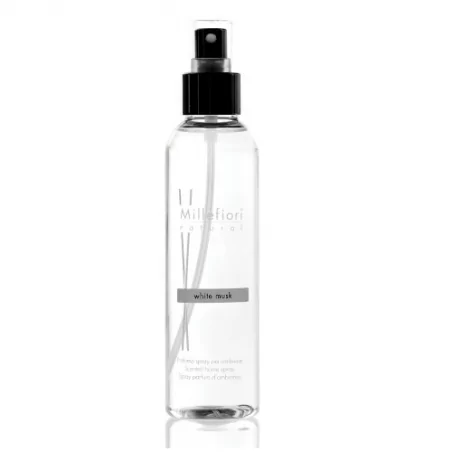 Bytový sprej Natural Bílé pižmo Millefiori Milano - 150 ml