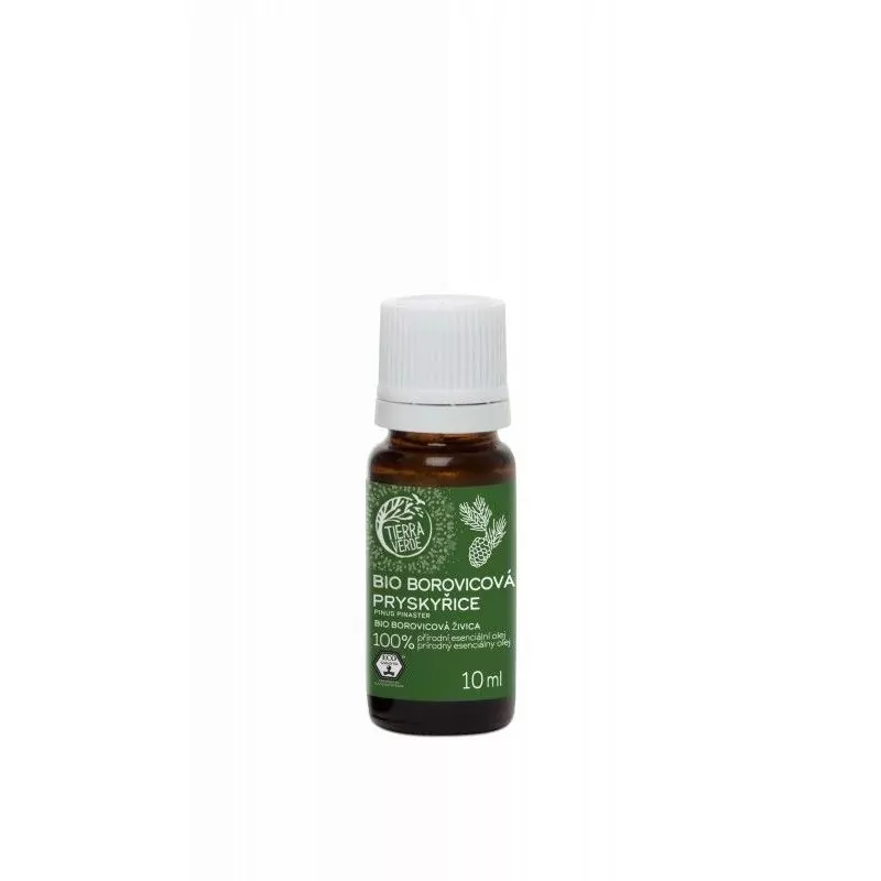 Esenciální olej s vůní borovicovové pryskyřice BIO Tierra Verde - 10 ml Esenciální olej s vůní borovicovové pryskyřice BIO Tierra Verde - 10 ml