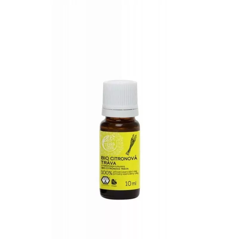 Esenciální olej s vůní citronové trávy BIO Tierra Verde - 10 ml Esenciální olej s vůní citronové trávy BIO Tierra Verde - 10 ml