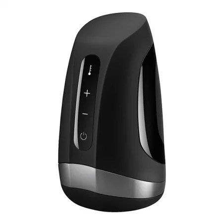Pánský masturbátor Men Heat Vibration černý Satisfyer