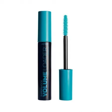 Voděodolná řasenka SuperShock Volume Loader Avon / Odstín: Blackest Black - 10 ml