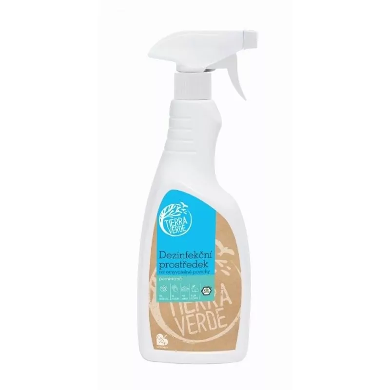 Dezinfekční prostředek na omyvatelné povrchy Tierra Verde - 750 ml Dezinfekční prostředek na omyvatelné povrchy Tierra Verde - 750 ml