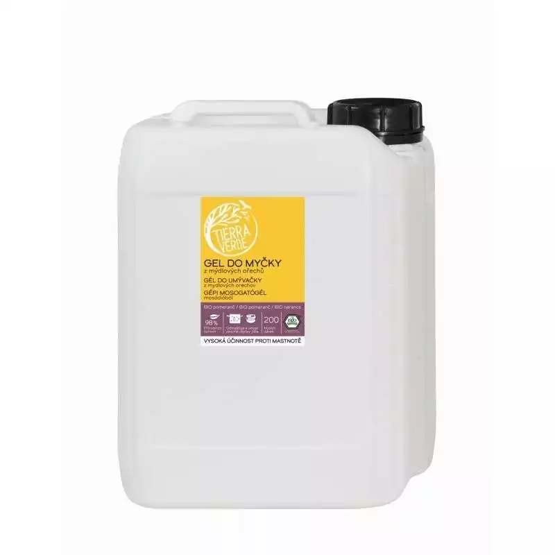 Gel do myčky na nádobí z mýdlových ořechů "Inovace" BIO Tierra Verde - 5000 ml Gel do myčky na nádobí z mýdlových ořechů "Inovace" BIO Tierra Verde - 5000 ml