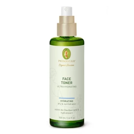 Hydratační pleťové tonikum Ultra Hydrating (Face Toner) Primavera - 100 ml