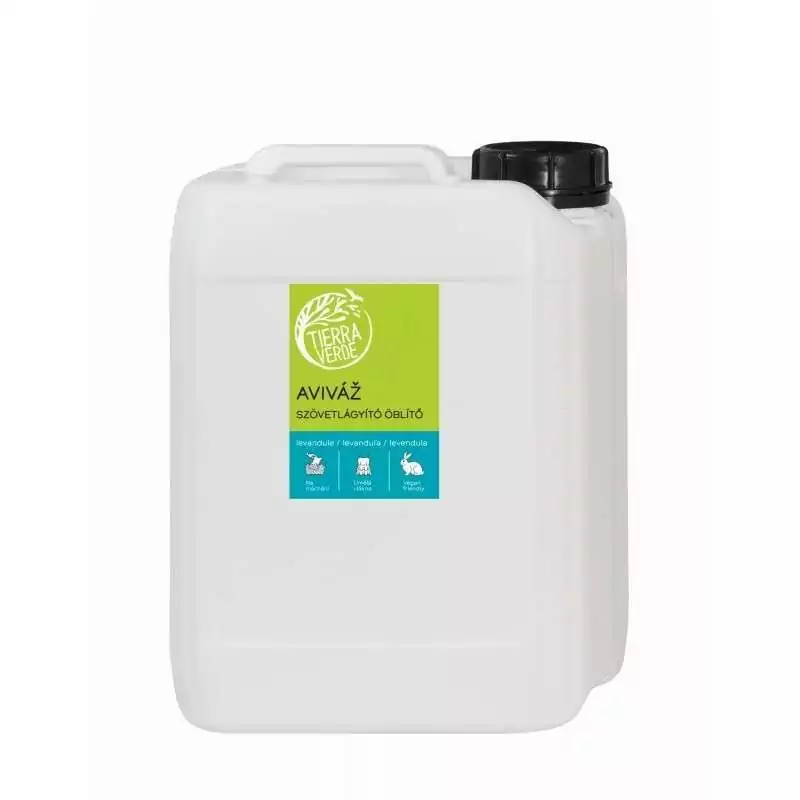Aviváž s levanduľou na zjemnenie syntetickej bielizne Tierra Verde - 5000 ml Aviváž s levanduľou na zjemnenie syntetickej bielizne Tierra Verde - 5000 ml