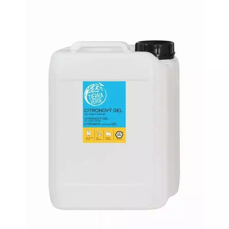 Citronový gel na vodní kámen odstraňující usazeniny Tierra Verde - 5000 ml Citronový gel na vodní kámen odstraňující usazeniny Tierra Verde - 5000 ml