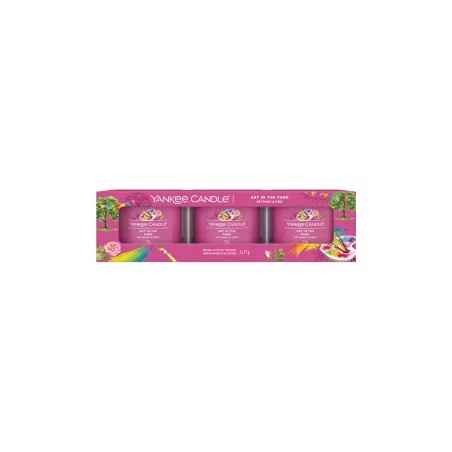 Sada votivních svíček ve skle Art in the Park Yankee Candle - 3 x 37 g