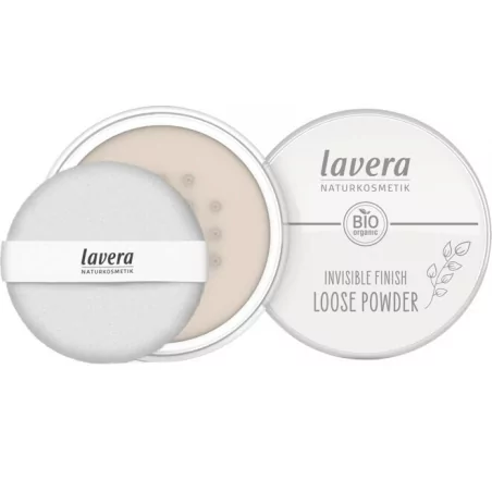 Jemný sypký pudr Invisible Finish (Loose Powder) Lavera / Odstín: Transparent - 11 g