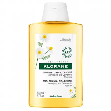 Šampon pro blond vlasy Heřmánek (Brightening Blond Hair Shampoo) Klorane - 200 ml