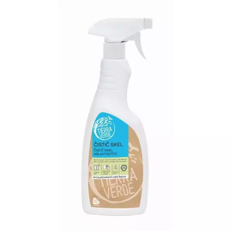 Čistič skel s pomerančem a citronelou BIO Tierra Verde - 750 ml Čistič skel s pomerančem a citronelou BIO Tierra Verde - 750 ml