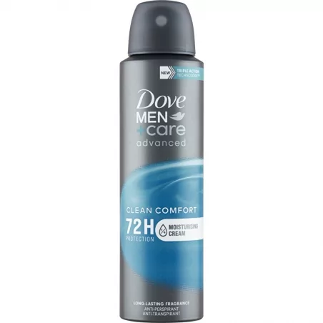 Antiperspirant ve spreji Men+Care Advanced Clean Comfort (Anti-Perspirant) Dove - 150 ml