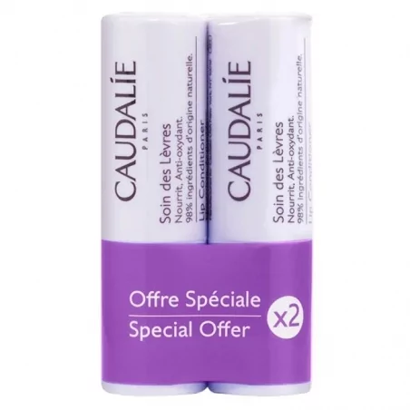 Sada balzámů na rty (Lip Conditioner Duo) 2 x Caudalie - 4,5 g