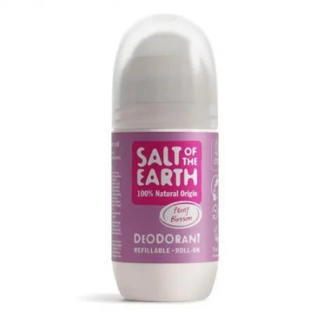 Přírodní kuličkový deodorant Peony Blossom (Deo Roll-on) Salt Of The Earth - 75 ml