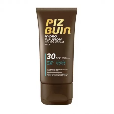 Opalovací gelový krém na obličej SPF 30 Hydro Infusion (Face Sun Gel Cream) Piz Buin - 50 ml