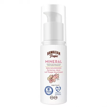 Pleťové mléko na opalování Mineral Skin Nourishing SPF 30 (Face Milk) Hawaiian Tropic - 50 ml