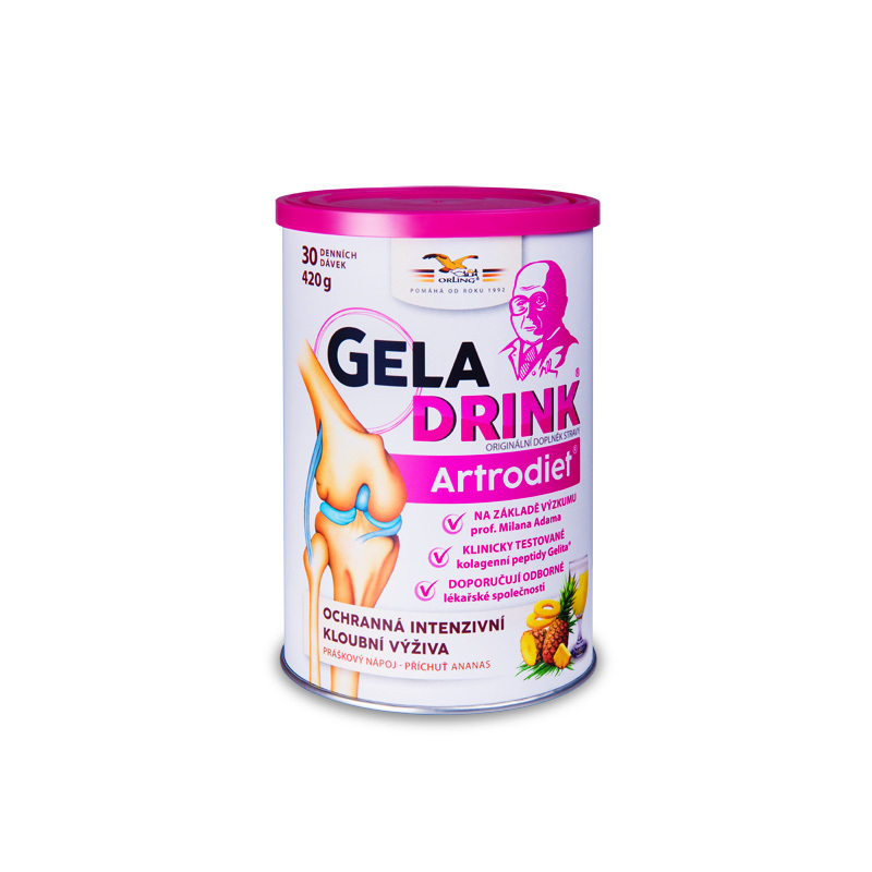Geladrink Artrodiet nápoj Geladrink / Příchuť: Malina - 420 g