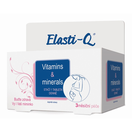 Elasti-Q Vitamins & Minerals s postupným uvolňováním Simply You - 90 tablet