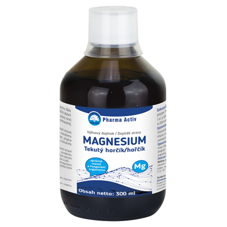 Tekutý horčík + vitamín C Pharma Activ - 300 ml