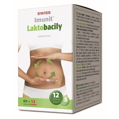 Imunit Swiss Laktobacily / Varianta: 60 + Simply You / Varianta: 60 + 12 tobolek - 12 tobolek