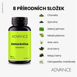 DetoxActive Advance nutraceutics - 120 kapslí