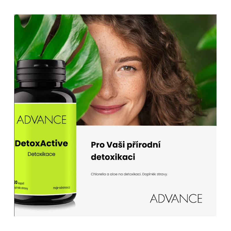 DetoxActive Advance nutraceutics - 120 kapslí