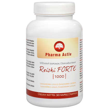 Reishi FORTE 1000 Pharma Activ - 90 kapslí
