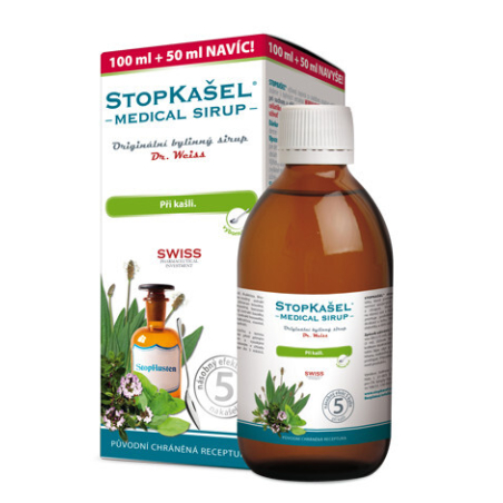 StopKašel Medical sirup Dr. Weiss 200 + 100 ml ZDARMA Simply You